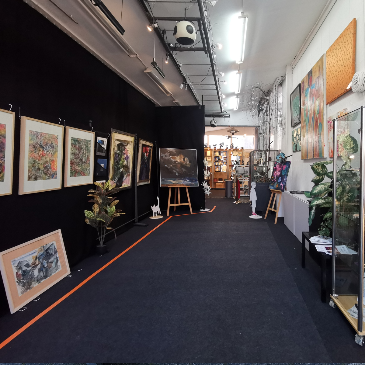 Ein Blick in den Ausstellungsraum